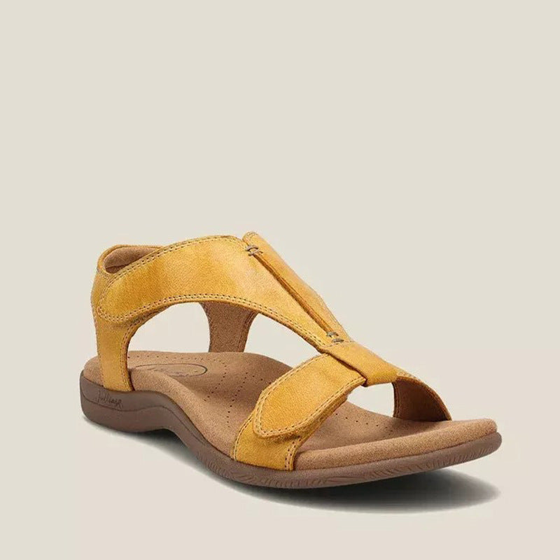 Sandales Compensées Velcro Confort