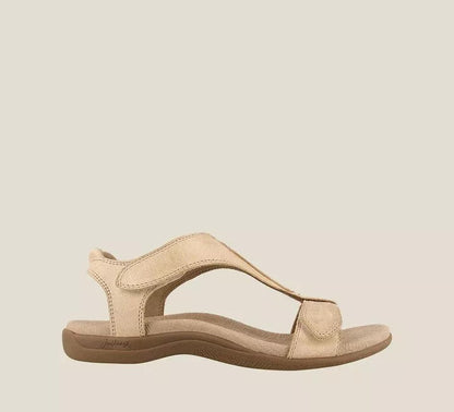 Sandales Compensées Velcro Confort