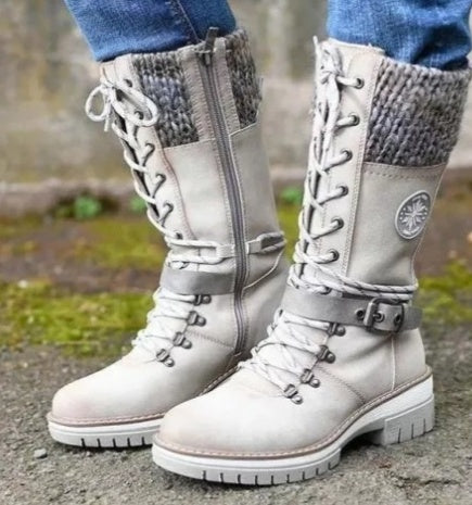 Bottes Martin à Talon Carré