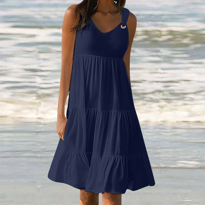 Robe élégante patchwork femme