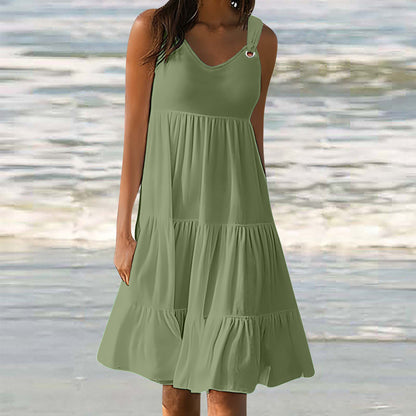 Robe élégante patchwork femme
