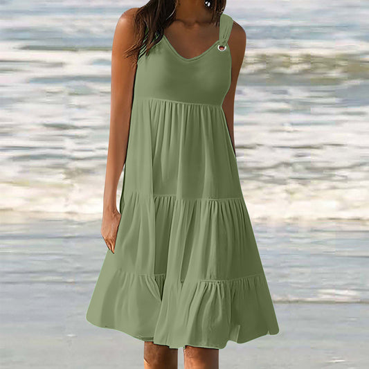 Robe élégante patchwork femme