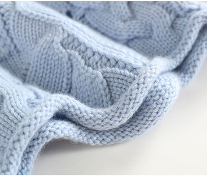 Pull ample en maille tricotée
