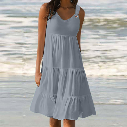 Robe élégante patchwork femme