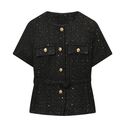 Veste Texturée Ceinturée