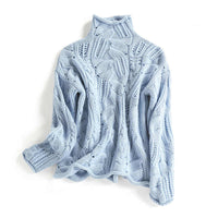 Pull ample en maille tricotée