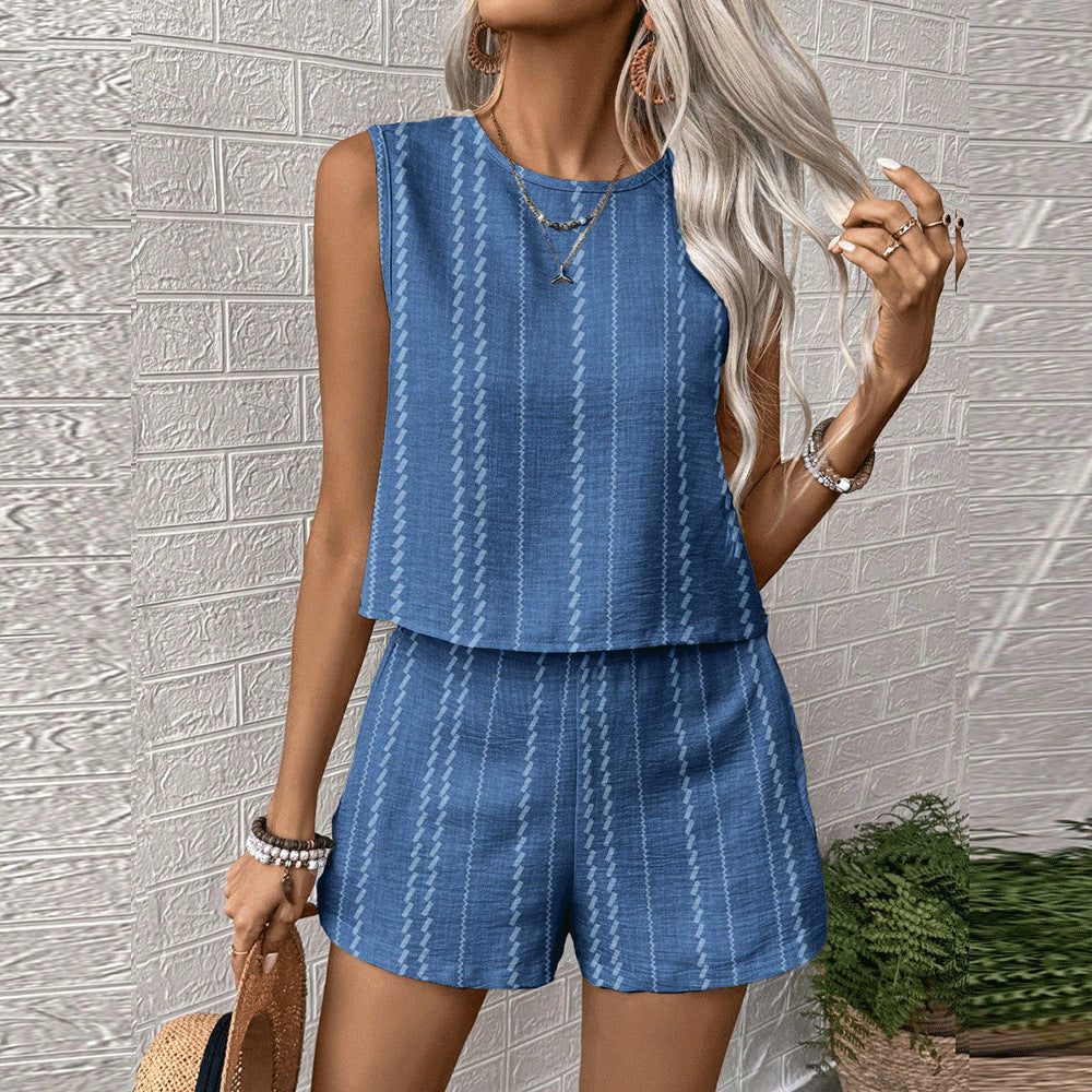 Ensemble Rayé Top & Short