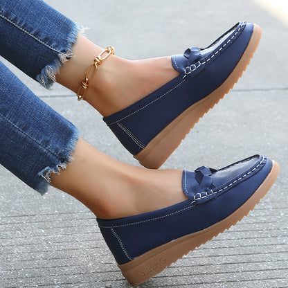 Chaussures Plates Tressées Femme