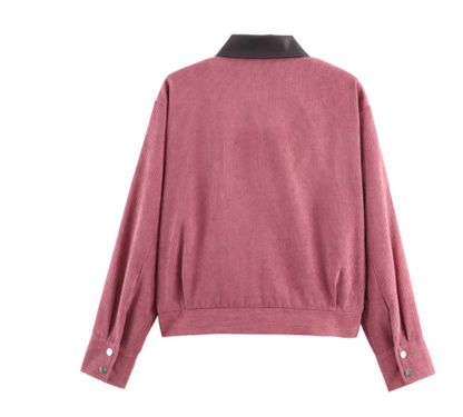 Veste Velours Côtelé 3 Couleurs Femme
