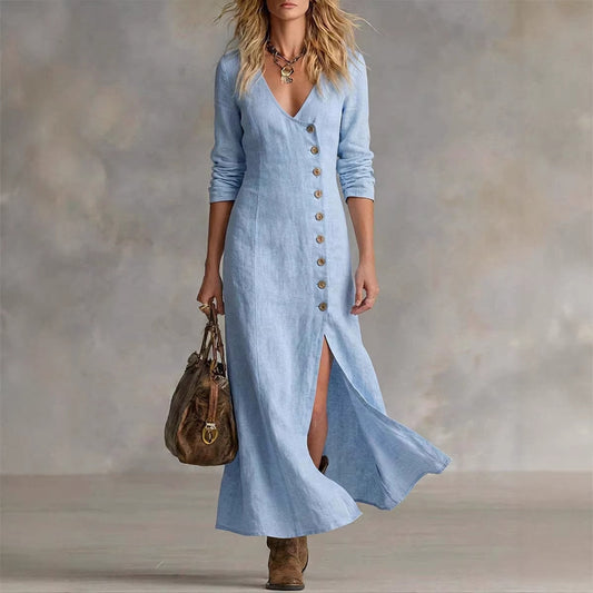 Robe Coton-Lin Élégante