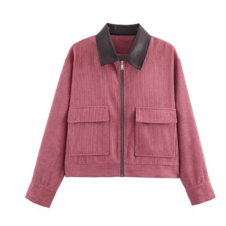Veste Velours Côtelé 3 Couleurs Femme