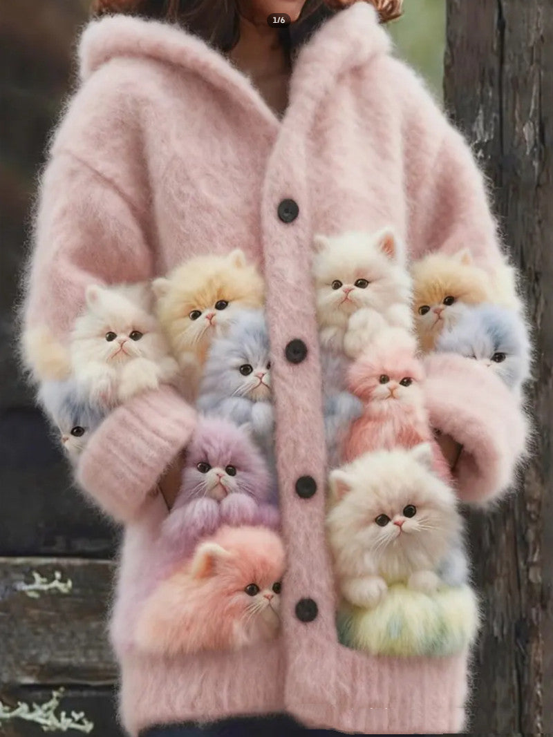 Veste Chat 3D