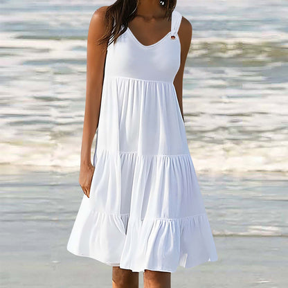 Robe élégante patchwork femme