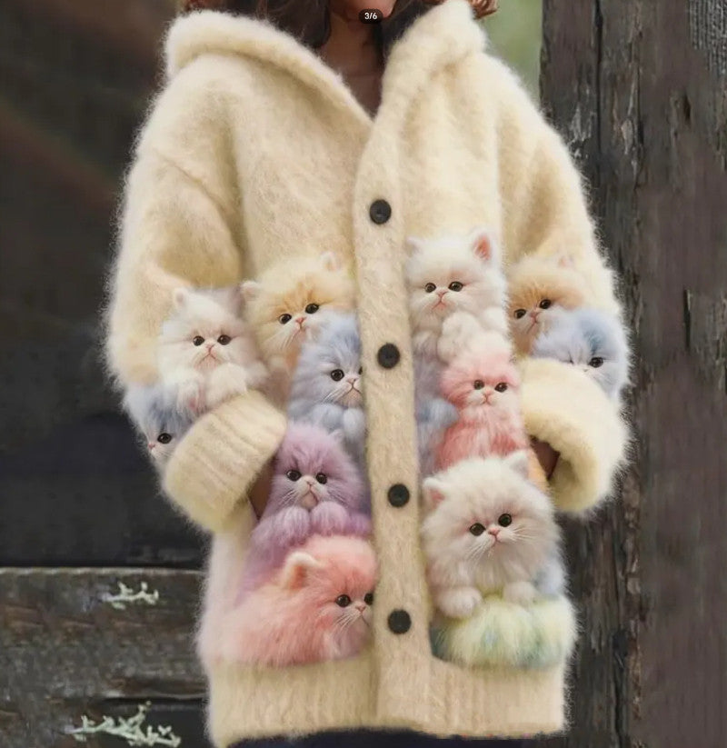 Veste Chat 3D