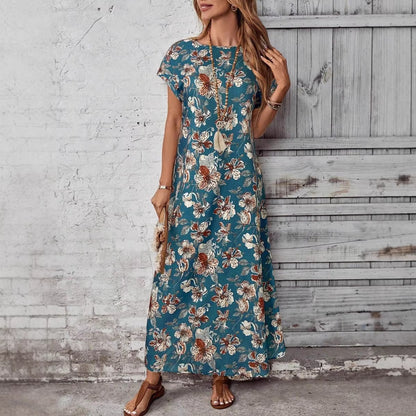 Robe Casual Imprimé Moderne