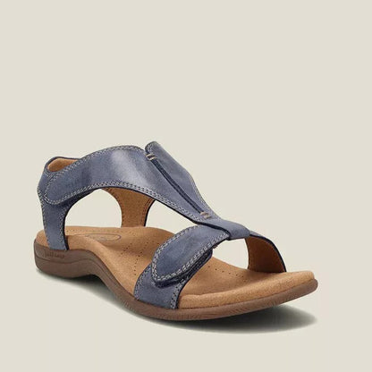 Sandales Compensées Velcro Confort