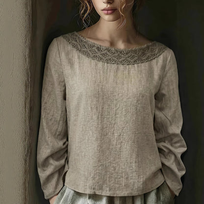 Vintage Lace Patchwork Top