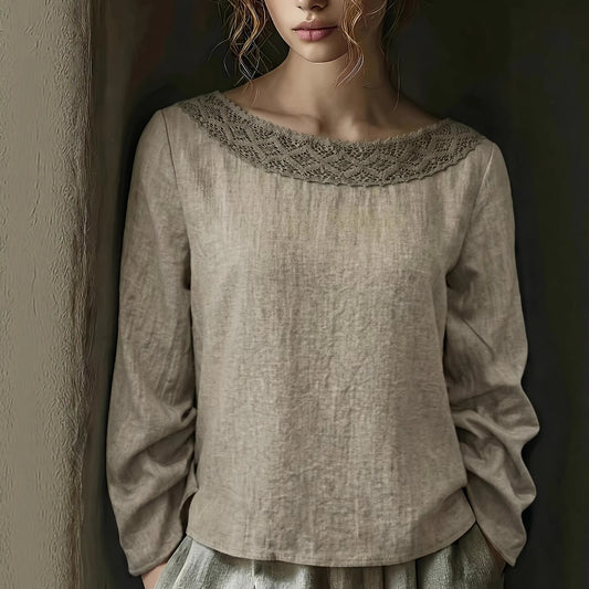 Vintage Lace Patchwork Top
