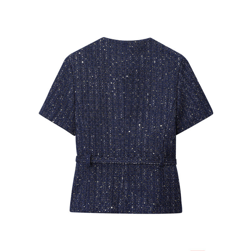 Veste Texturée Ceinturée