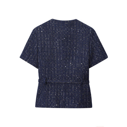 Veste Texturée Ceinturée