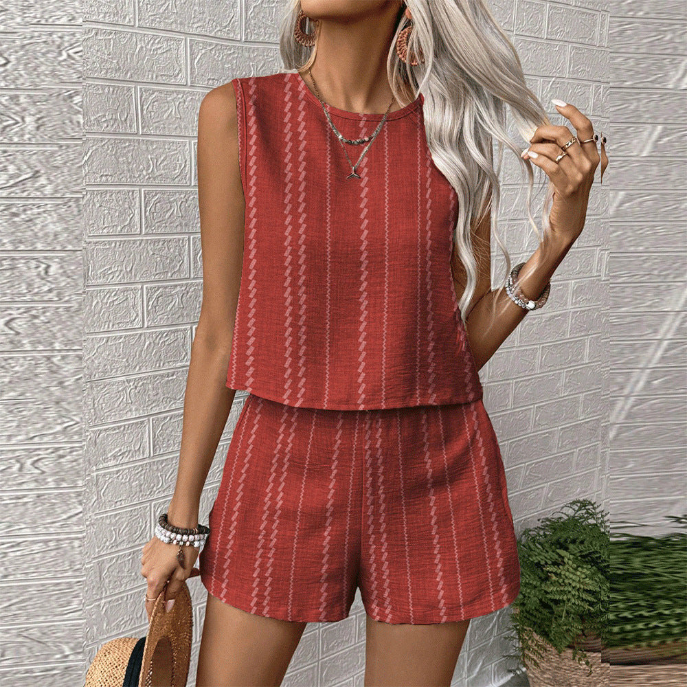 Ensemble Rayé Top & Short