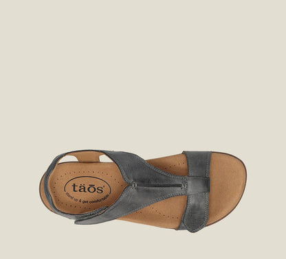 Sandales Compensées Velcro Confort