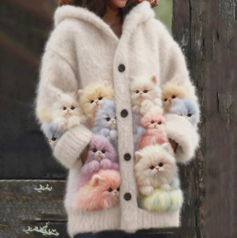 Veste Chat 3D