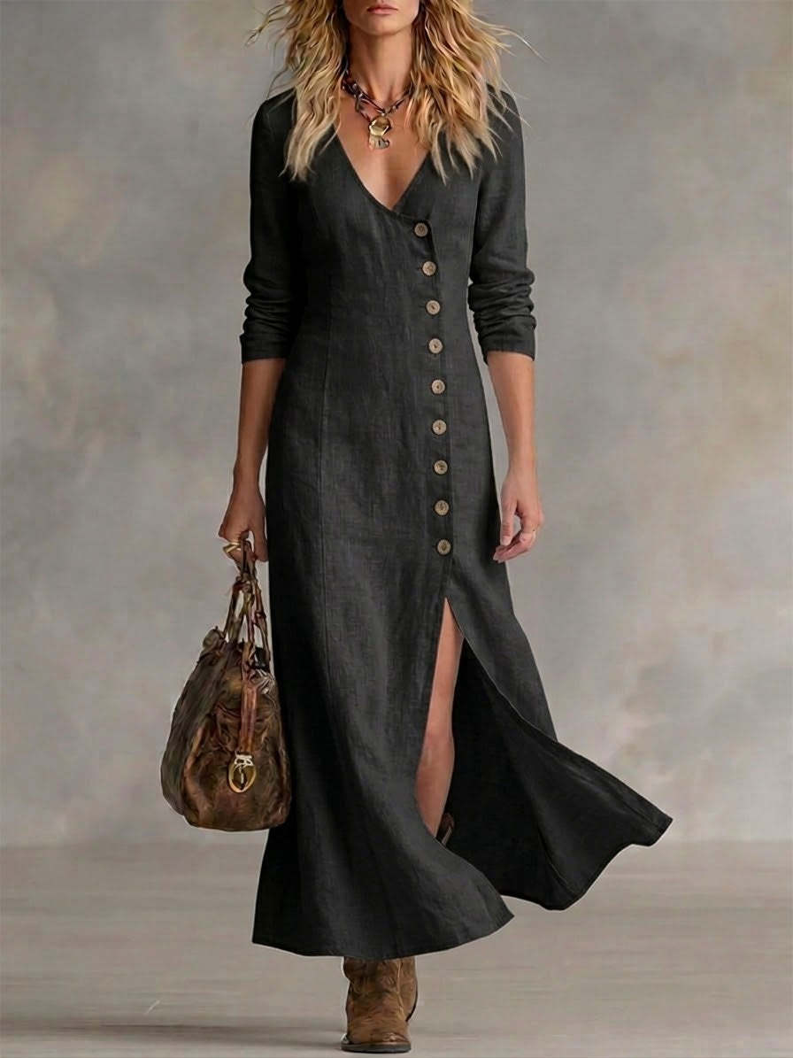 Robe Coton-Lin Élégante