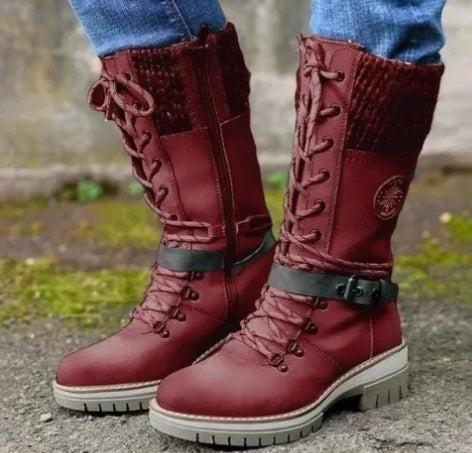 Bottes Martin à Talon Carré