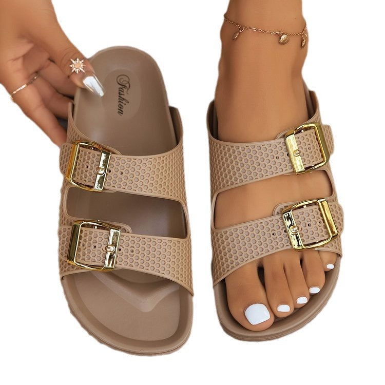Sandales Confort Boucle