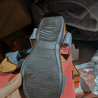 Sandales Compensées Velcro Confort