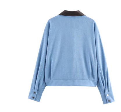 Veste Velours Côtelé 3 Couleurs Femme