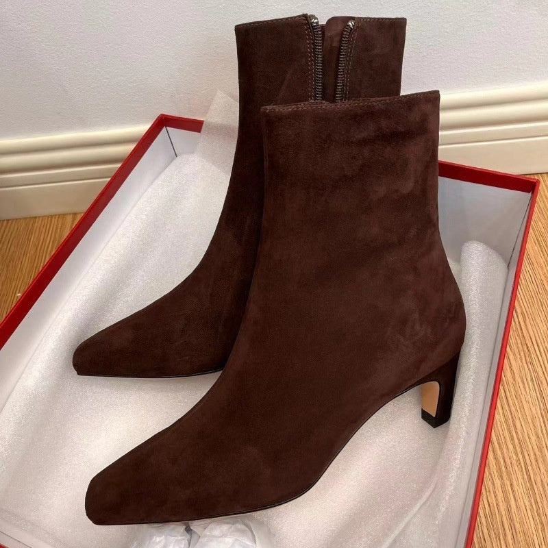 Bottes d’Hiver Cuir Premium