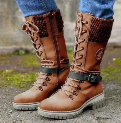 Bottes Martin à Talon Carré