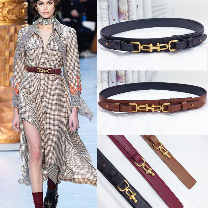 Ceinture Large Cuir Vachette