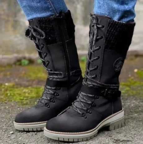 Bottes Martin à Talon Carré