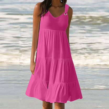 Robe élégante patchwork femme