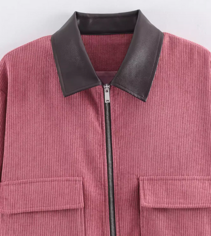 Veste Velours Côtelé 3 Couleurs Femme